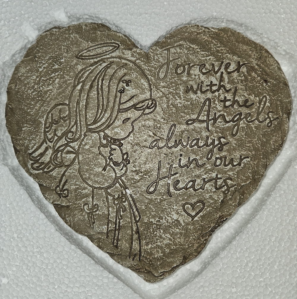 Precious Moments Angel Memorial Garden Stone Decor